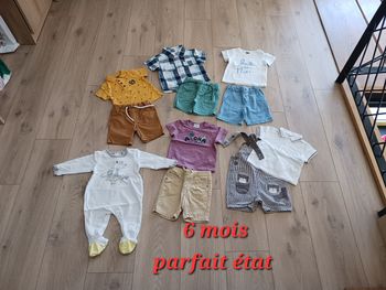 Lot été 6 mois comme neuf