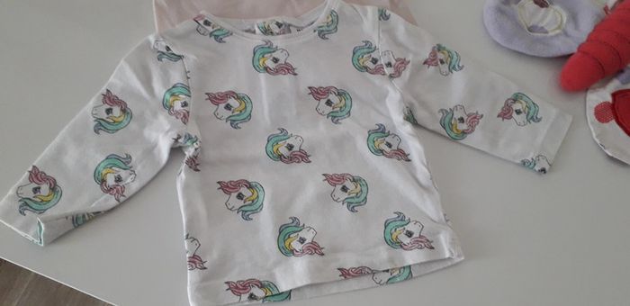 Lot de 2 T.shirts manches longues 1 mois - photo numéro 3