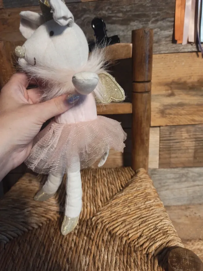 Peluche souris danseuse Maison du monde tbe - photo numéro 6