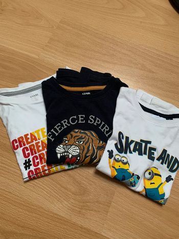Lot 3 tee shirts ML Kiabi 6 ans