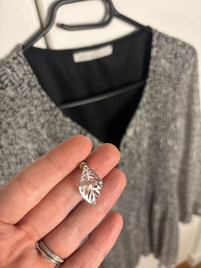 🌺blouse Armand Thiery détails feuille argent🌺 - photo numéro 3