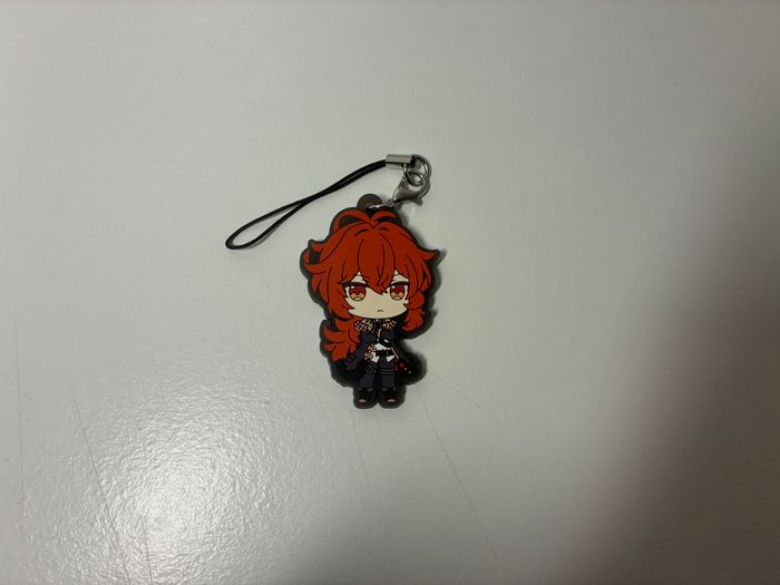 Porte clé Genshin Impact: Rubber Strap Set Diluc