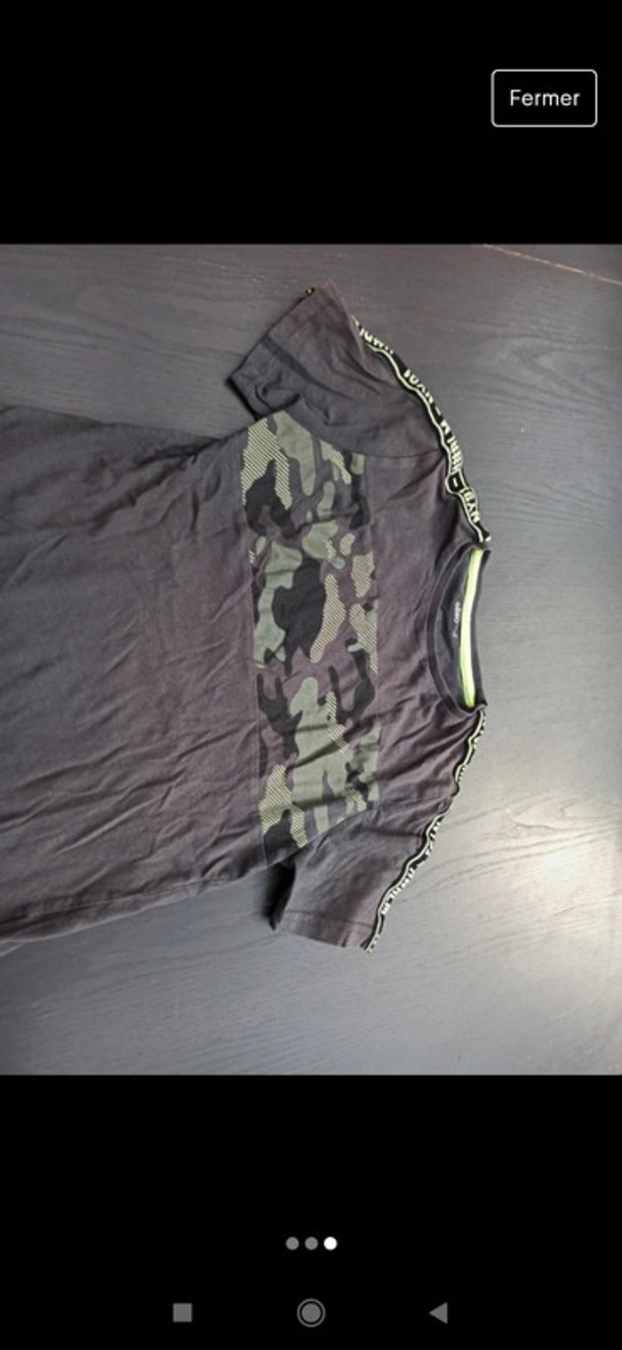 Tee shirt garcon 10ans gemo - photo numéro 3