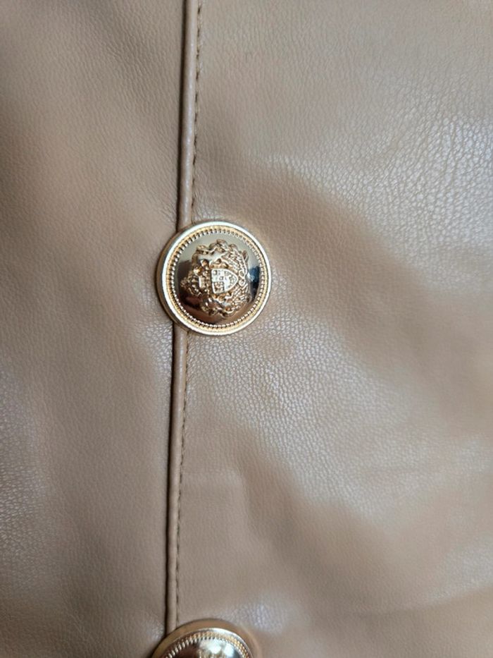 Jupe camel simili - photo numéro 4