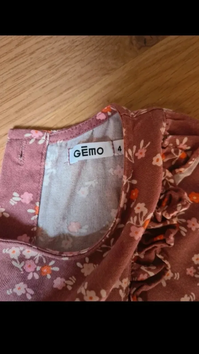 Blouse fleurie 4 ans Gemo - photo numéro 4