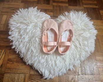 Chaussons danse cuir rose Domyos NEUF T20/21
