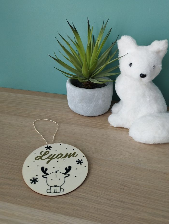 Boule de noël personnalisée