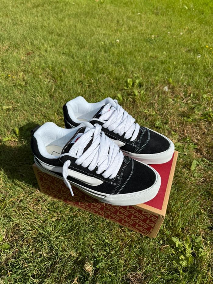 Vans Knu Skool unisexe noir et blanc - photo numéro 8