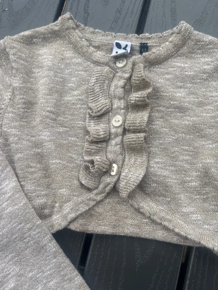 Cache cœur bébé fille - photo numéro 2