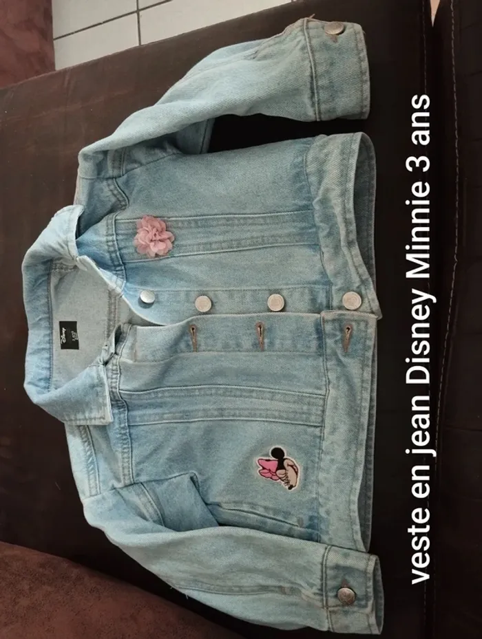 Veste en jean Disney Minnie 3 ans