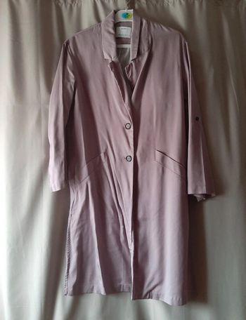 Veste trench long oversise bershka neuf