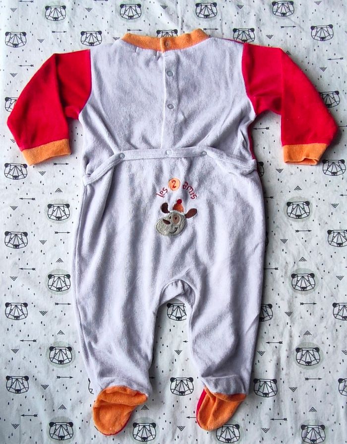 Pyjama en velours taille 12 mois/ 1 ans - photo numéro 3