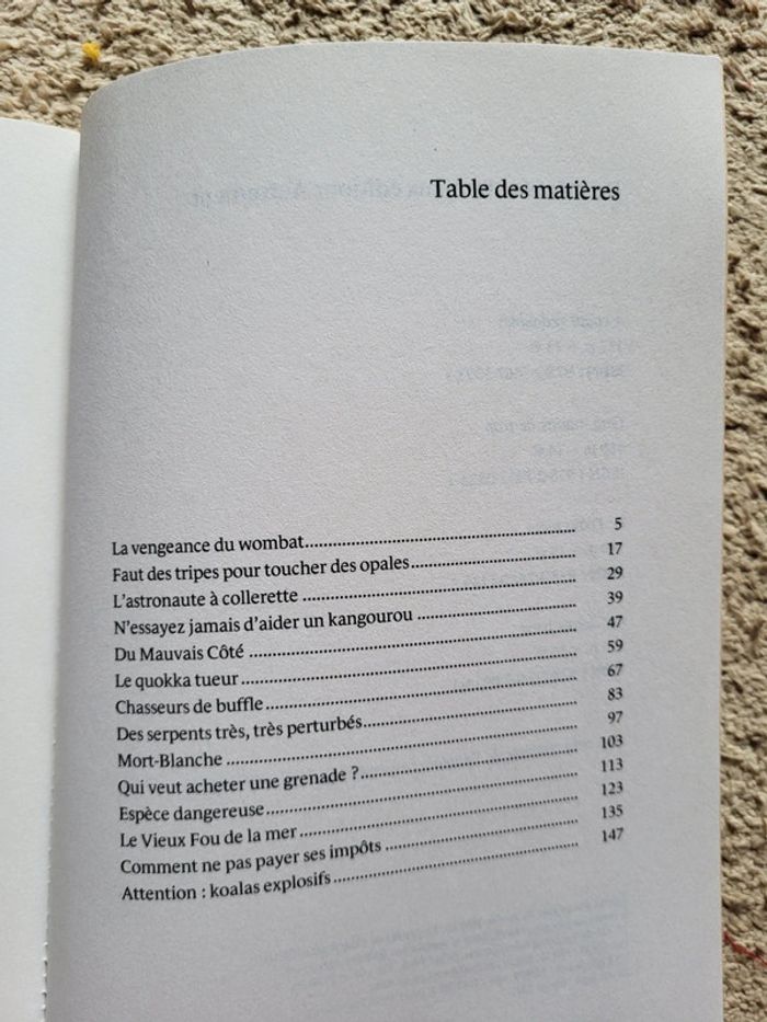 Livre de nouvelles La vengeance du wombat et autres histoires du bush de Kenneth Cook - photo numéro 8