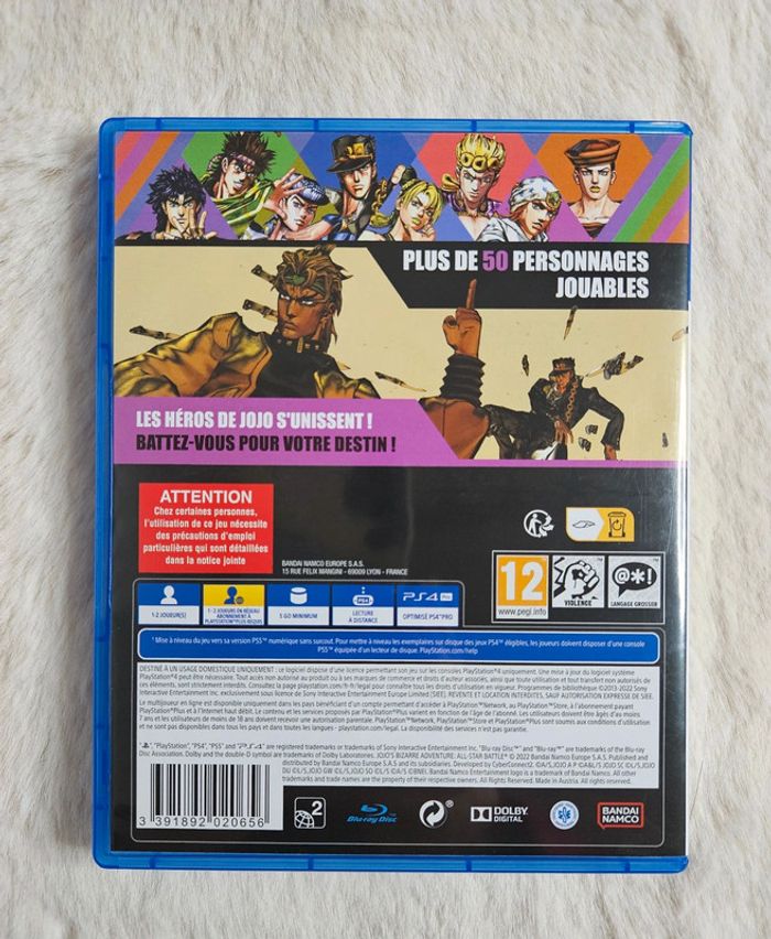 Jeu PS4 Jojo's bizarre adventure all star battle R - photo numéro 3