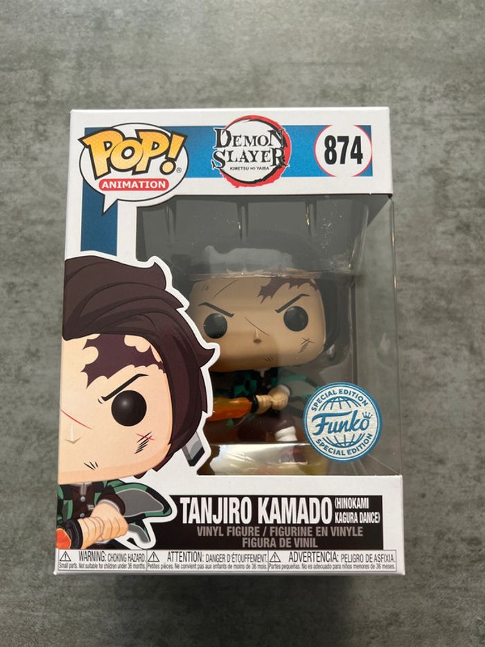 Funko POP ! #874 Tanjiro Kamado Special Edition - Demon Slayer
