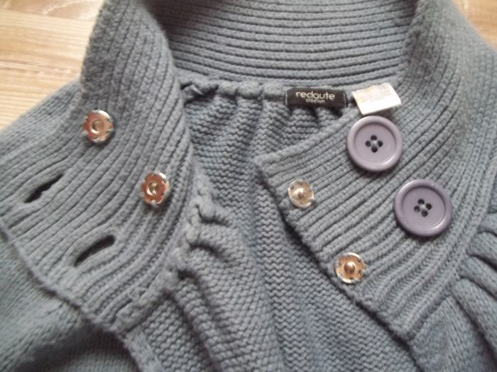 Gilet bleu La Redoute Création 46/48 - photo numéro 5