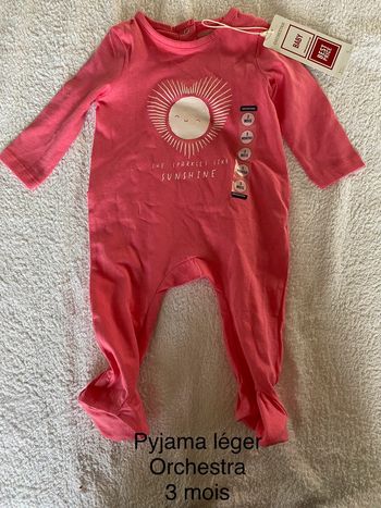 3 mois pyjama orchestra