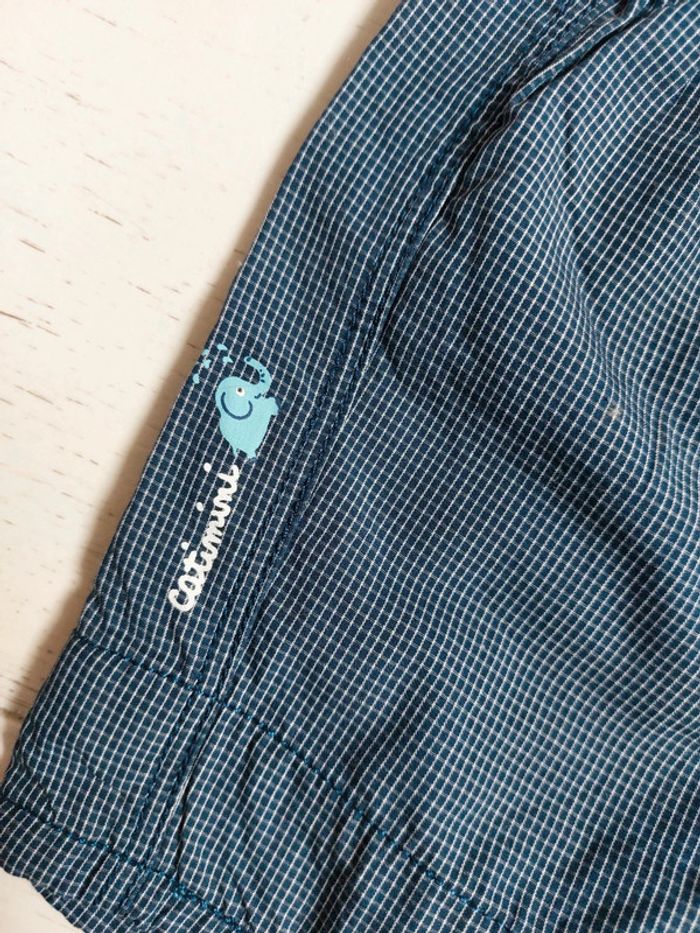 Short à carreaux Catimini Taille 3 mois - photo numéro 2