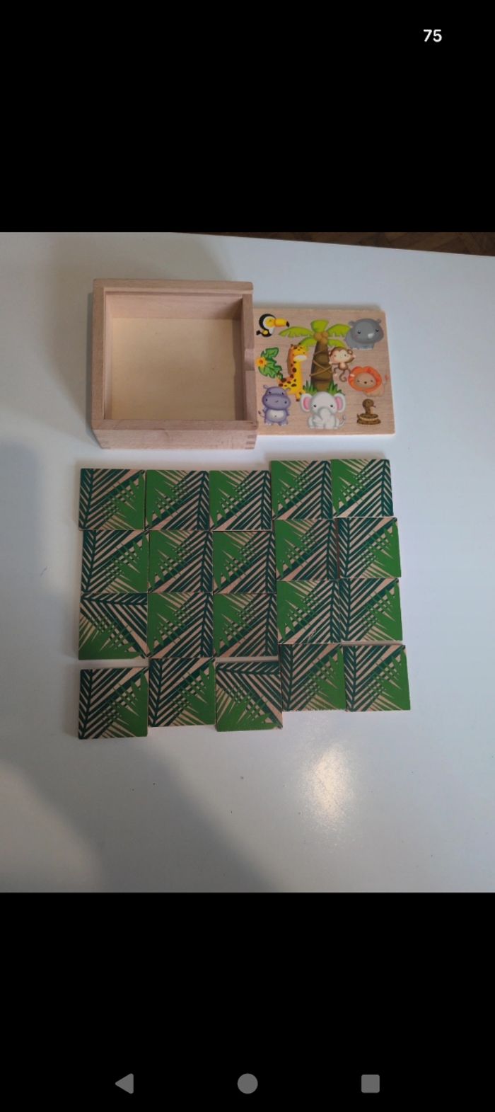 Jeu memory animaux en bois marque playtive - photo numéro 3