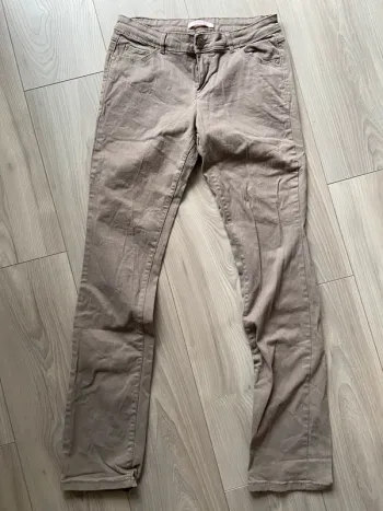 Pantalon Jean Camaïeu beige