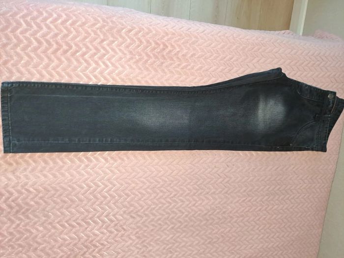 Pantalon noir délavé comme neuf carnet de vol homme - photo numéro 8