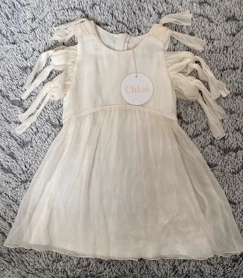 Robe Cloé en soie neuve - 4 ans