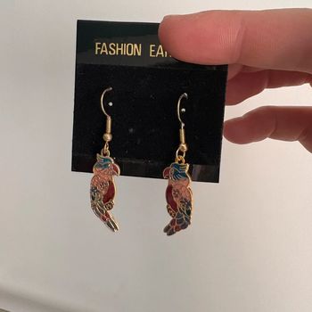 Boucles d’oreilles perroquets 🌿