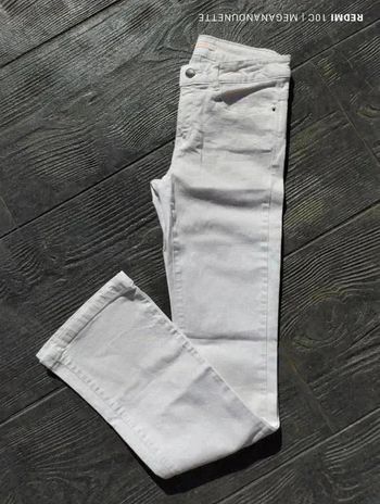 🤍 Pantalon Blanc – Taille 38 M – Camaïeu 🤍