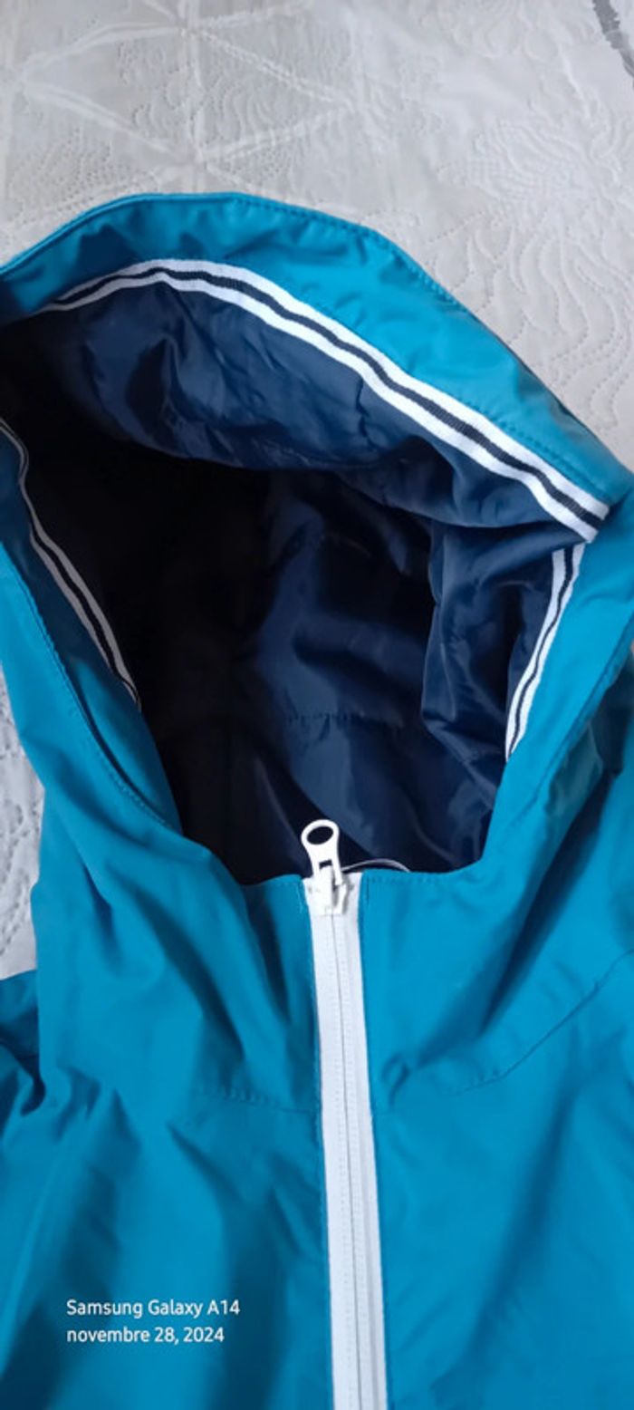 Blouson coupe vent doublé tribord bleu garçon 12 ans décathlon - photo numéro 11