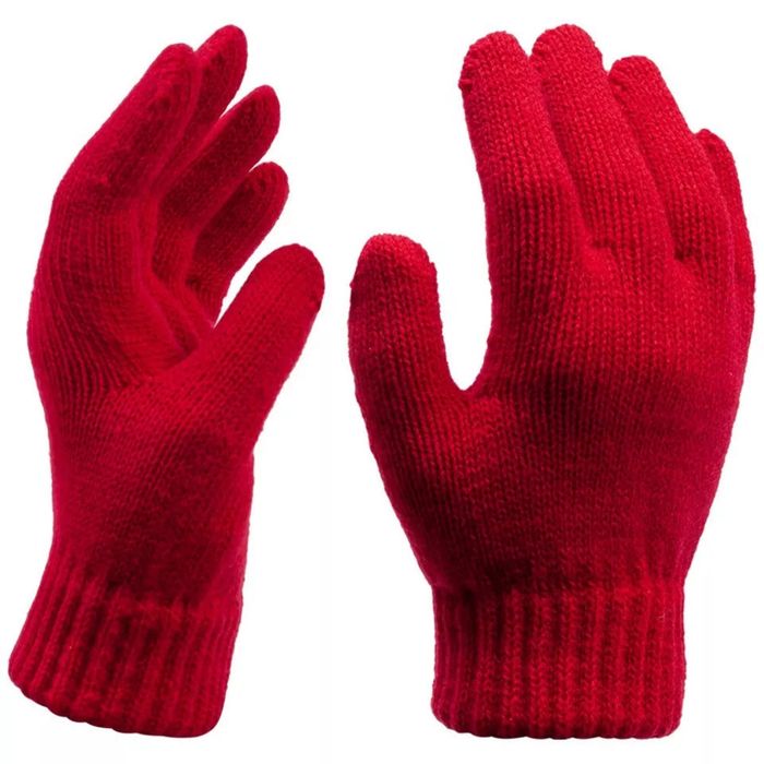 Bonnet + Gant + Echarpe MONT EMILIAN Femmes rouge - photo numéro 4