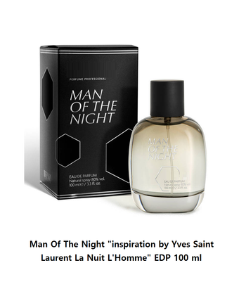 Man Of The Night "inspi Yves Saint Laurent La Nuit L'Homme" EDP 100 ml