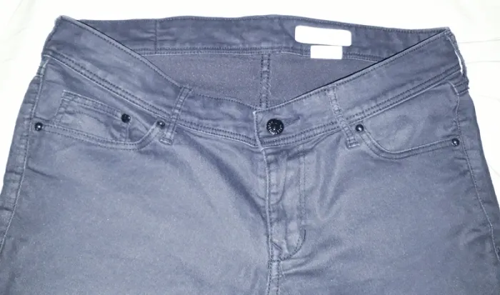 Pantalon noir taille basse slim T38/40 - photo numéro 2