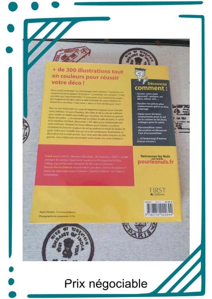 🌈 Livre "La décoration pour les nuls" 1ère édition🌈 - photo numéro 2