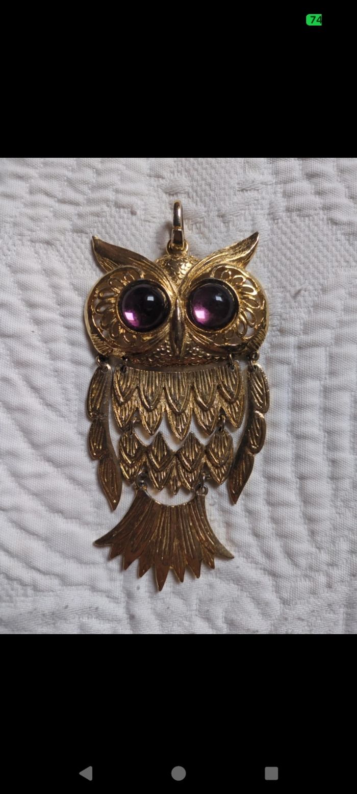 Pendentif Hibou - photo numéro 2