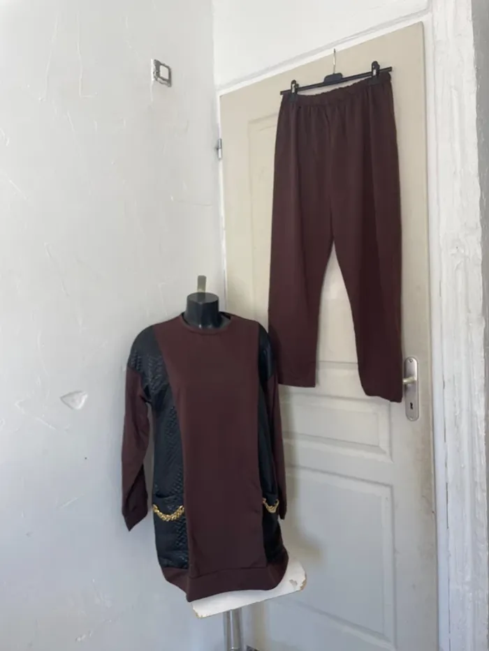 Ensemble, marron, fluide n°436