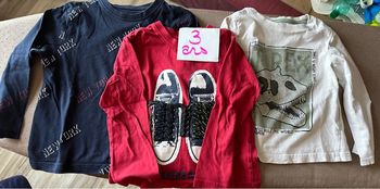 3 tee-shirts manches longues 3 ans
