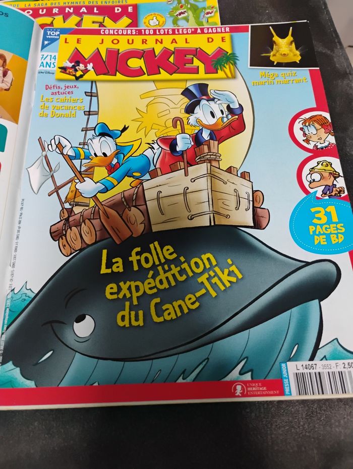 Lot de 5 magazines le journal de Mickey - photo numéro 5