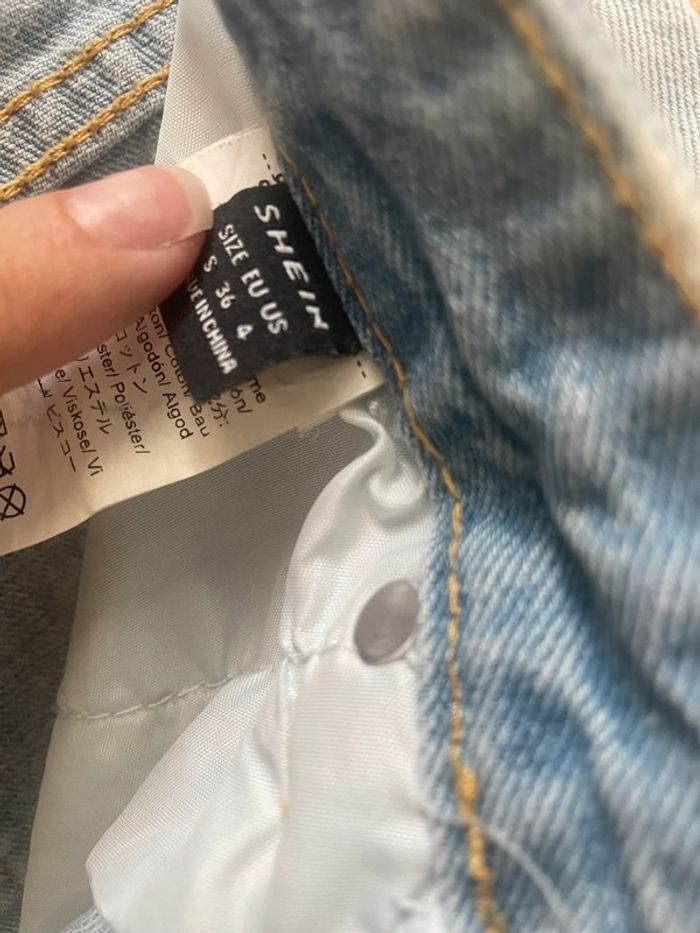 Short en jean déchiré taille haute - Shein - Taille S - photo numéro 8