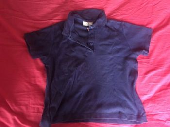 polo fille marine 8 ans