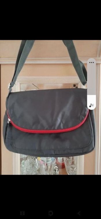 Sac bandoulière marron foncé