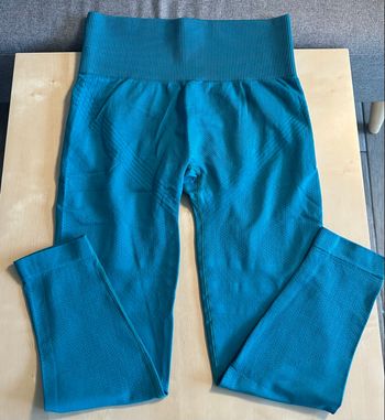 Legging bleu L neuf sculptant anti-cellulite, taille haute, galbant et confortable