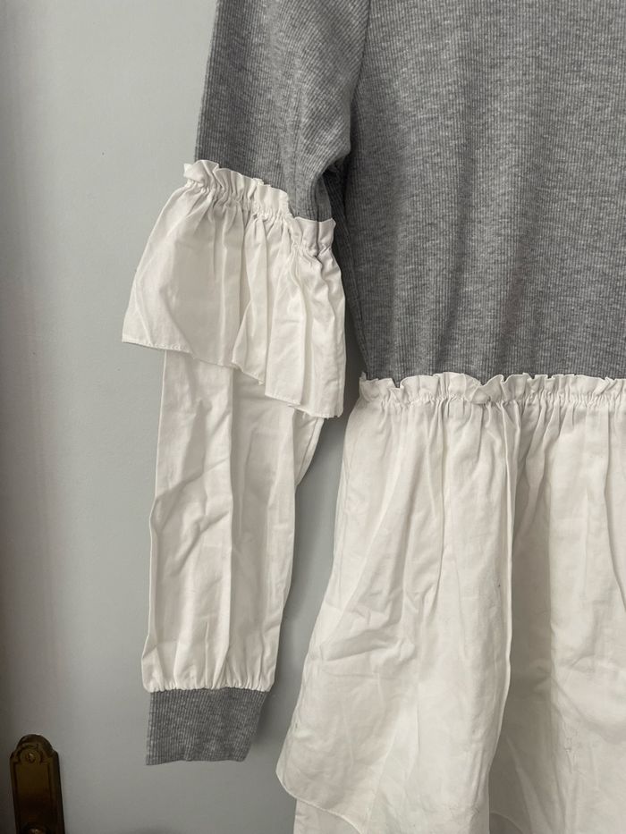 Tunique grise et blanche femme - photo numéro 2