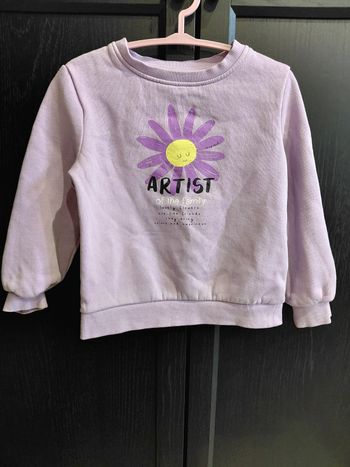Pull violet clair Kiabi taille 4ans