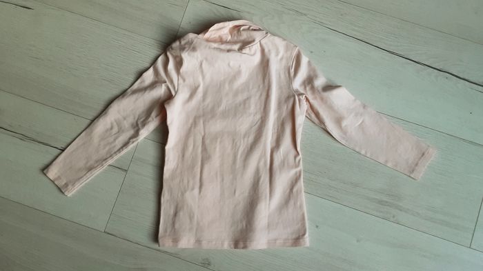 Vêtement fille tee-shirt manches longues sous-pull rose motifs cœur et papillon Orchestra 4 ans - photo numéro 3