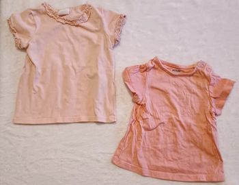 Lot 2 tee-shirts 6 mois