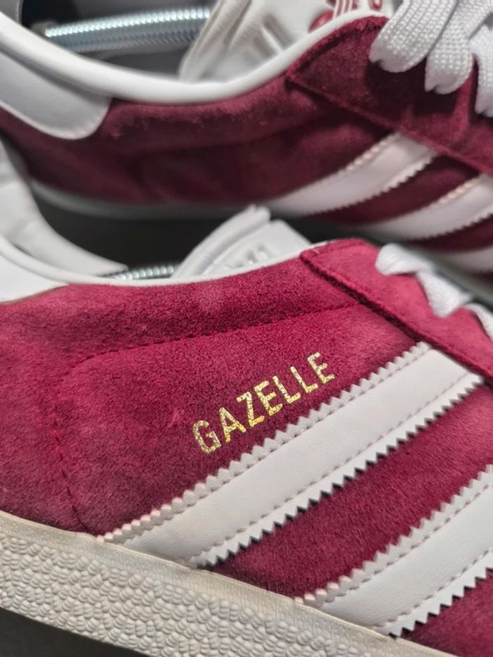 Baskets adidas gazelle bordeaux pointure 44.5 très bon état - photo numéro 9