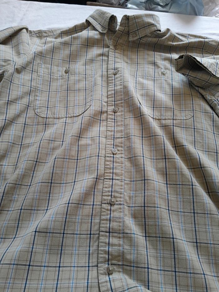 Chemise manches courtes carreaux Wrangler rugged wear taille XL - photo numéro 9