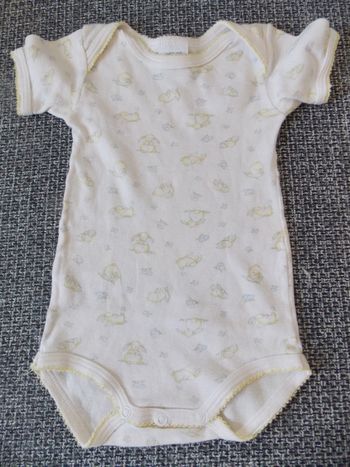 Body manches courte  3 mois Petit Bateau