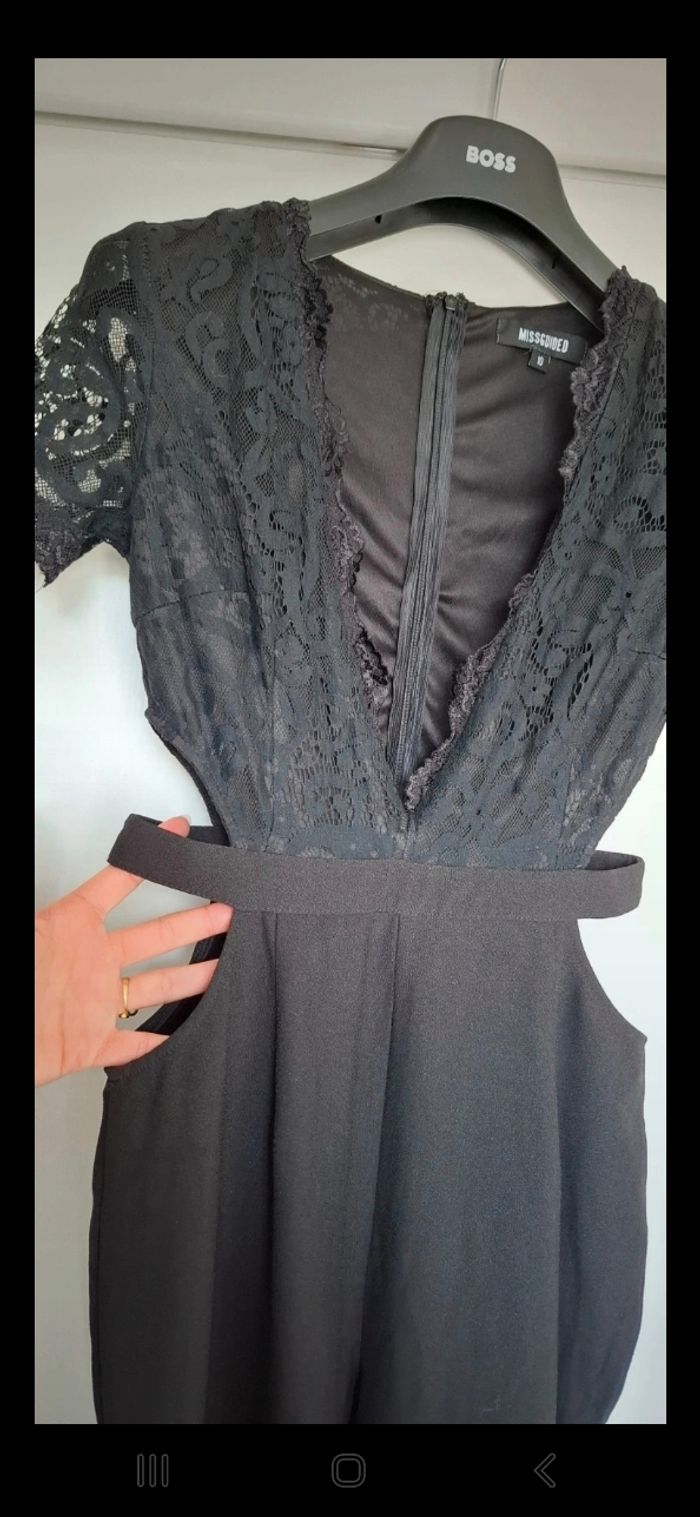 Combinaison bi matière noire Missguided - photo numéro 4