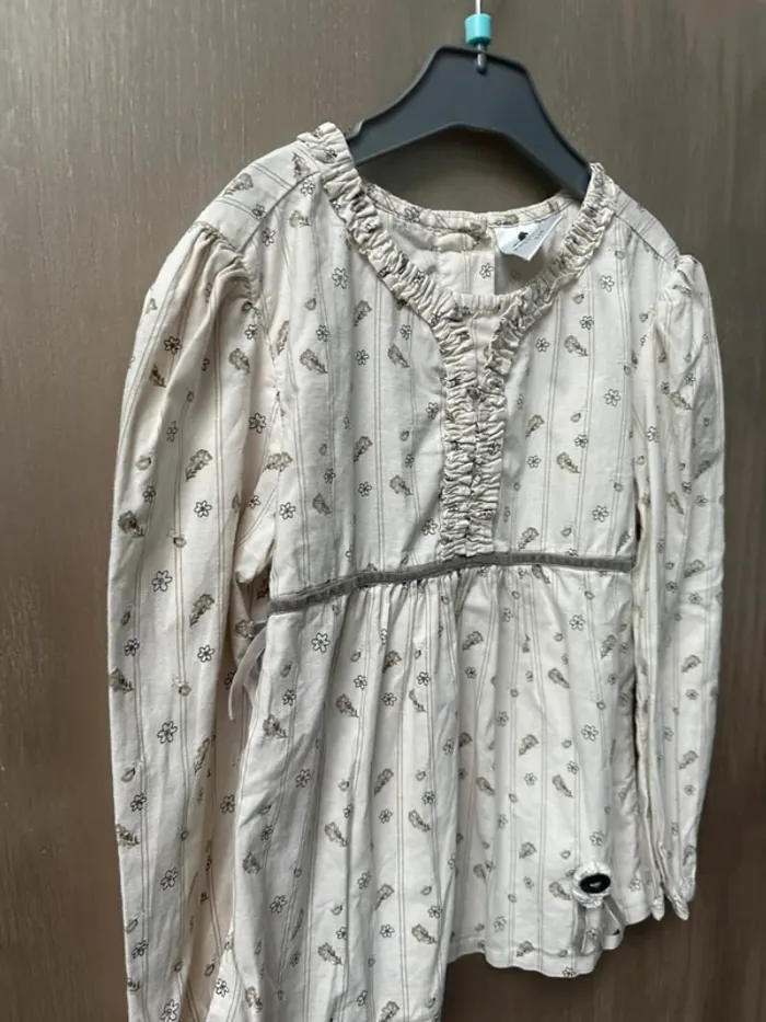 Blouse beige fille Palomino 6 ans - photo numéro 3